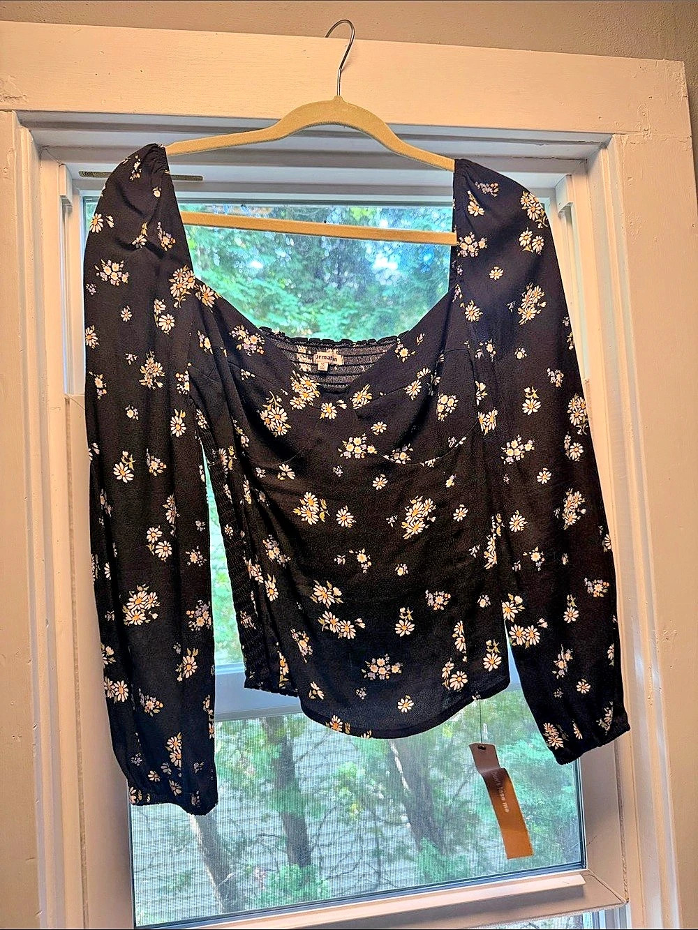 Reformation Floral Blouse Size 10 NWT